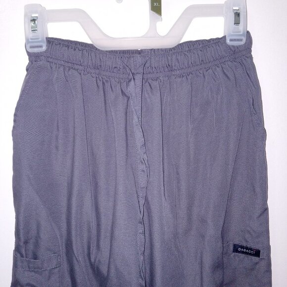 Dagacci Scrub Pants Gray Size Medium Side Pockets GUC. JC0007 - Picture 5 of 7